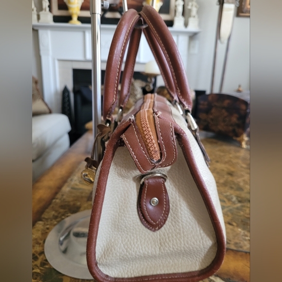 Dooney & Bourke Classic Two-Tone Leather Handbag - Picture 4 of 16